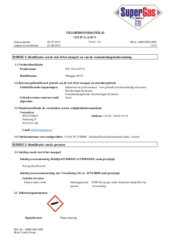 ADR MENGGAS 85/15
